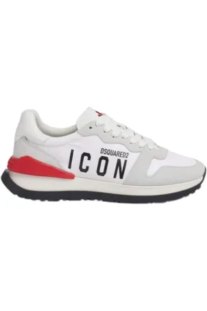 Dsquared2 Homme, Chaussures, Multicolore, Taille: 41 EU Icon Baskets en Cuir et Nylon