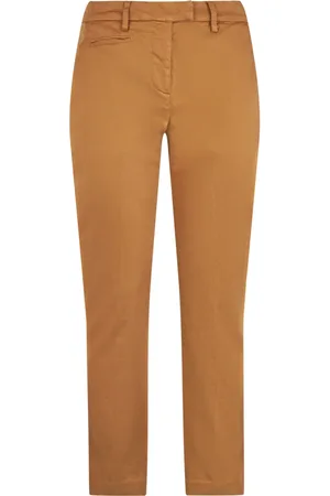 Dondup Femme, Pantalons, Brun, Taille: W28 Pantalon Cropped Slim-Fit