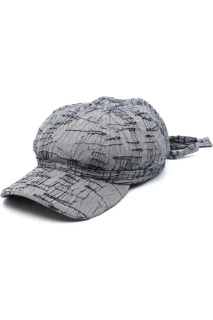 HENRIK VIBSKOV Unisex, Accessoires, Gris, Taille: ONE Size Casquette Grise Sculpturale
