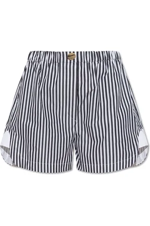 Sportmax Femme, Shorts, Gris, Taille: 34 FR Short rayé ‘Muscari’