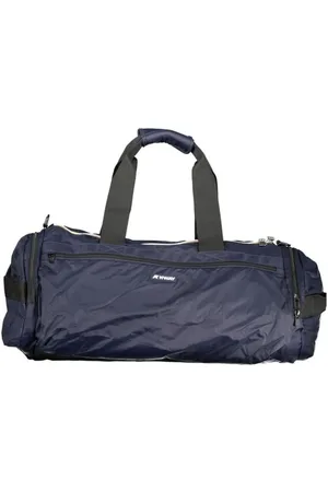 K-Way Homme, Sacs, Bleu, Taille: ONE Size Sac de Voyage en Polyamide Bleu avec Poches Multiples