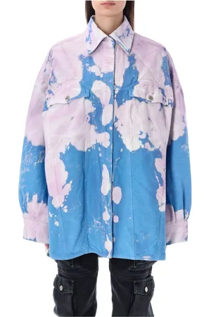 The Attico Femme, Vestes, Bleu, Taille: 36 FR Manteau Court Elaine