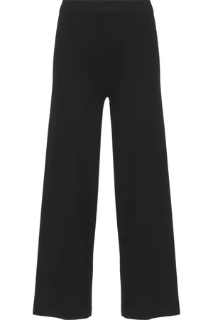 D.EXTERIOR Femme, Pantalons, Noir, Taille: 38 FR Pantalon Noir en Viscose à Taille Élastique