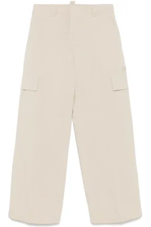 Dsquared2 Femme, Pantalons, , Taille: 36 FR Pantalon Décontracté à Logo Brodé