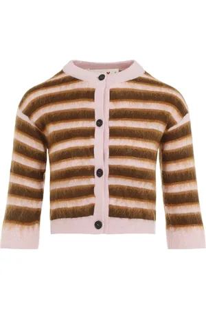 Marni Femme, Pulls, Multicolore, Taille: 38 FR Cardigan Rose et Violet