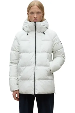 ECOALF Femme, Vestes, Blanc, Taille: 42 FR Veste Fuji