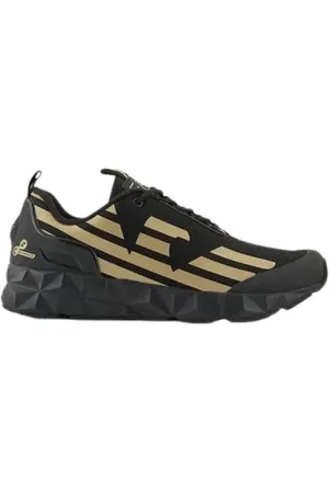 EA7 Homme, Chaussures, Noir, Taille: 37 1/3 EU Baskets avec Logo Aigle