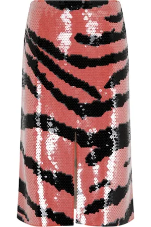 Bottega Veneta Femme, Jupes, Multicolore, Taille: 40 FR Jupe Viscose Érable Noir