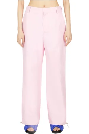 Marni Femme, Pantalons, Rose, Taille: 38 FR Pantalon Expérimental à Cordon de Serrage