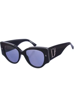 Dsquared2 Femme, Accessoires, Noir, Taille: ONE Size Lunettes de soleil papillon en acétate