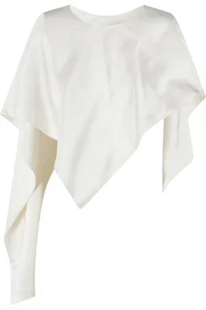 Herskind Femme, Vestes, Blanc, Taille: ONE Size Cape Élégante