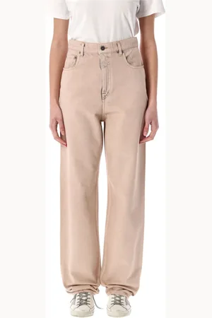 Golden Goose Femme, Jeans, Rose, Taille: W26 Jean Rose Kim avec Effet Teinture Unique