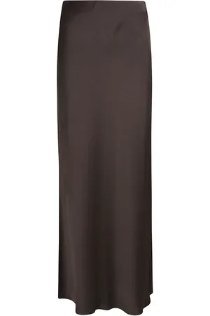 ERMANNO SCERVINO Femme, Jupes, Brun, Taille: 38 FR Élégante Maxi Jupe