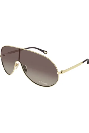Chloé Femme, Accessoires, Jaune, Taille: ONE Size Lunettes de soleil