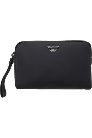 Emporio Armani Femme, Sacs, Noir, Taille: ONE Size Trousse de Toilette