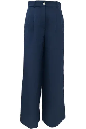 Guess Femme, Pantalons, Bleu, Taille: 40 FR Pantalon Style Palazzo Bleu