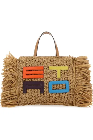 Etro Femme, Sacs, Multicolore, Taille: ONE Size Sac bandoulière structuré à franges