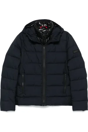 FAY Homme, Vestes, Bleu, Taille: L Doudoune à Capuche