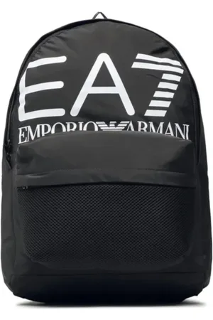 EA7 Unisex, Sacs, Noir, Taille: ONE Size Sac à dos Logo