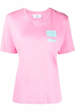 Chiara Ferragni Femme, Tops, Rose, Taille: 40 FR Logo T-Shirt