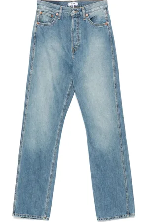 RE/DONE Femme, Jeans, Bleu, Taille: W26 Jean Classique à Cinq Poches Bleu Céruléen