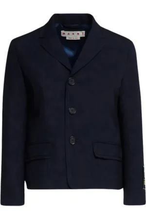 Marni Femme, Vestes, Bleu, Taille: 36 FR Blazer Élégant