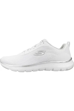 Skechers Femme, Chaussures, Blanc, Taille: 35 EU Flex Appeal 5.0 Baskets