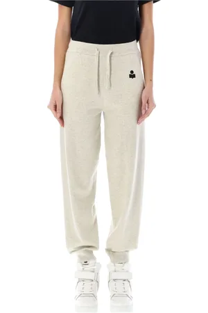Isabel Marant Femme, Pantalons, Gris, Taille: 38 FR Pantalon de Jogging Gris Clair