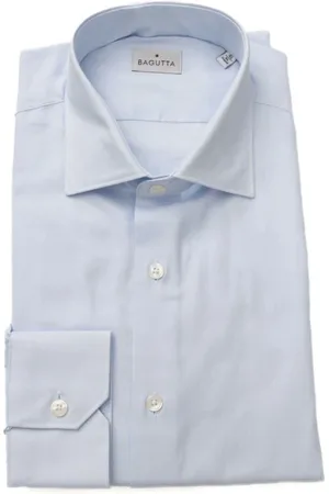 BAGUTTA Homme, Chemises, Bleu, Taille: 2XL Chemise élégante bleu clair avec col français