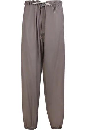 Maison Margiela Femme, Pantalons, Brun, Taille: 38 FR Pantalon Hybride à Cordon de Serrage en Nylon