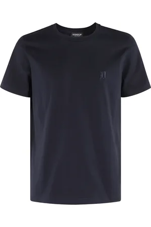 Dondup Homme, Tops, Bleu, Taille: S T-Shirt Logo Jersey