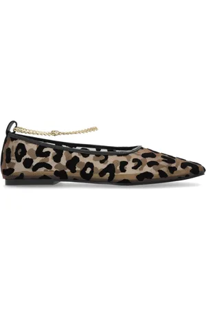 Maria Luca Femme, Chaussures, , Taille: 41 EU Ballarines avec motif animalier