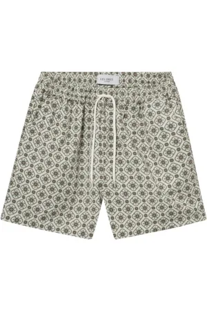 Les Deux Homme, Shorts, Multicolore, Taille: L Shorts d`été à motif tapisserie