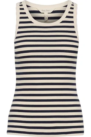 Part Two Femme, Tops, Multicolore, Taille: 42 FR Haut & T-shirt à Rayures Marine