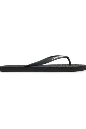 Dsquared2 Homme, Chaussures, Noir, Taille: 42 EU Sandales Tongs en Caoutchouc