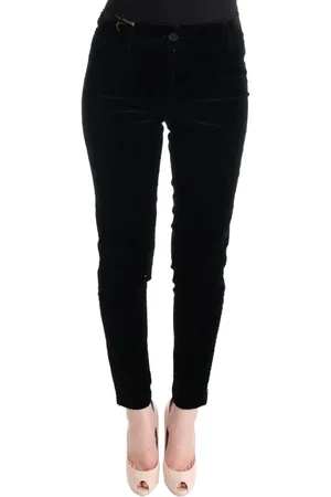 ERMANNO SCERVINO Femme, Jeans, Noir, Taille: 38 FR Pantalon Court Noir Chic