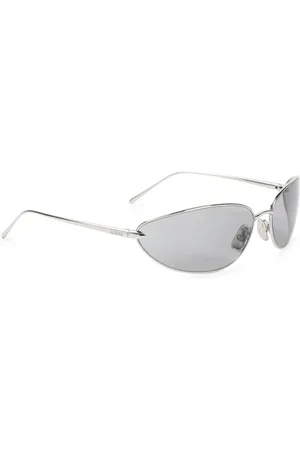Loewe Unisex, Accessoires, Gris, Taille: ONE Size Lunettes de Soleil Métalliques Accessoires Élégants