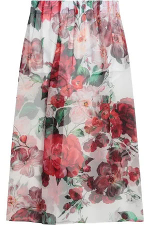 Dolce & Gabbana Femme, Jupes, Multicolore, Taille: 38 FR Élégante Jupe Crayon