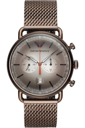 Emporio Armani Homme, Accessoires, Rose, Taille: ONE Size Montre à Quartz Analogique