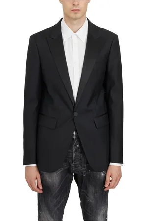 Dsquared2 Homme, Vestes, Noir, Taille: M Blazer Berlin en Laine et Soie de