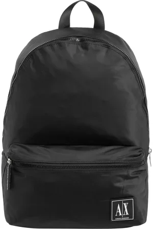 Armani Exchange Homme, Sacs, Noir, Taille: ONE Size Sac à Dos Élégant avec Fermeture Éclair