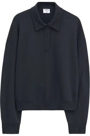 Filippa K Femme, Tops, Noir, Taille: 44 FR Polo Noir en Jersey