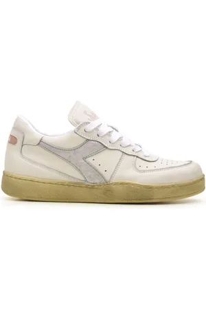 Diadora Femme, Chaussures, Blanc, Taille: 39 EU Mi Low Baskets