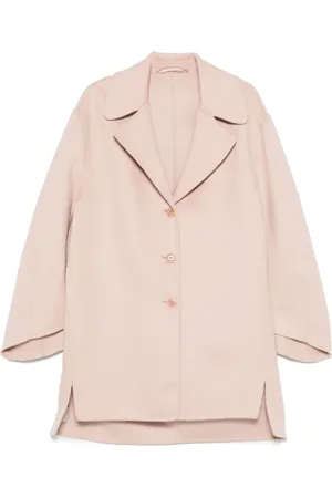 ERMANNO SCERVINO Femme, Manteaux, Rose, Taille: 38 FR Manteau en Laine Rose à Texture