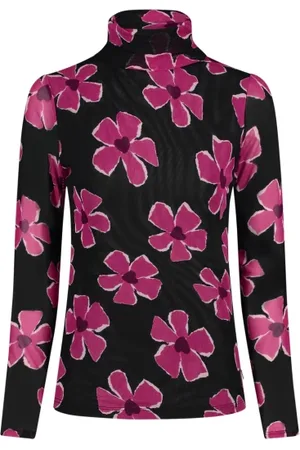 Fabienne Chapot Femme, Tops, Multicolore, Taille: 40 FR Top Col Roulé Extensible
