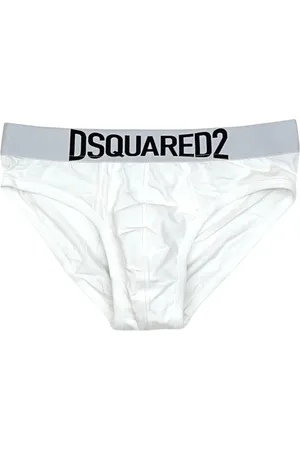 Dsquared2 Homme, Sous-vêtements, Blanc, Taille: S Sous-vêtements Bas Élastiqués Logo