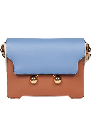 Marni Femme, Sacs, Multicolore, Taille: ONE Size Sac bandoulière en cuir Trunkaroo