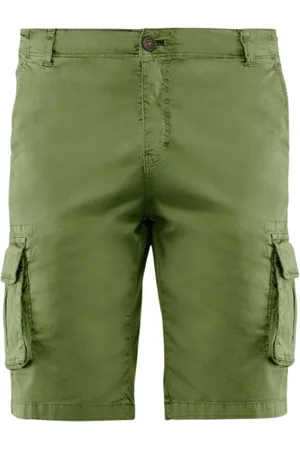 Bomboogie Homme, Shorts, Vert, Taille: W28 Cargo Shorts en Gabardine Stretch