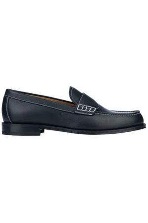 Dior Homme, Chaussures, Noir, Taille: 40 EU Mocassins en cuir noir