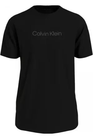 Calvin Klein Homme, Tops, Noir, Taille: M Logo T-Shirt Ras du Cou